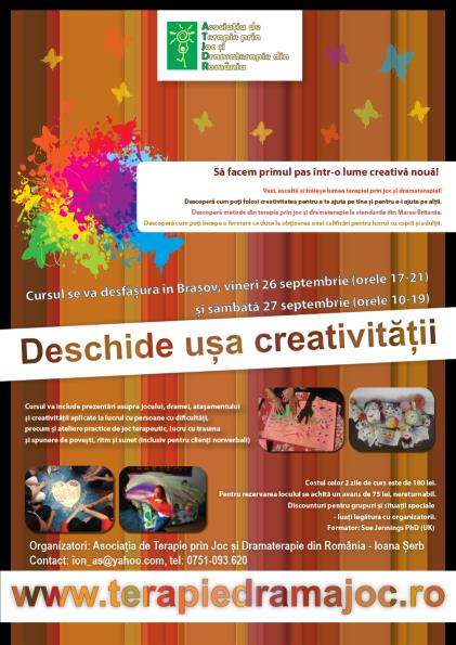 Deschide Usa Creativitatii - Curs Practic - Introducere In Dramaterapie